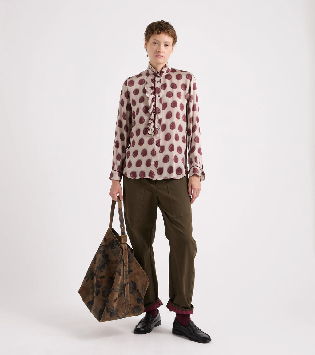Pantaloni stretch con risvolto - Alessia Santi