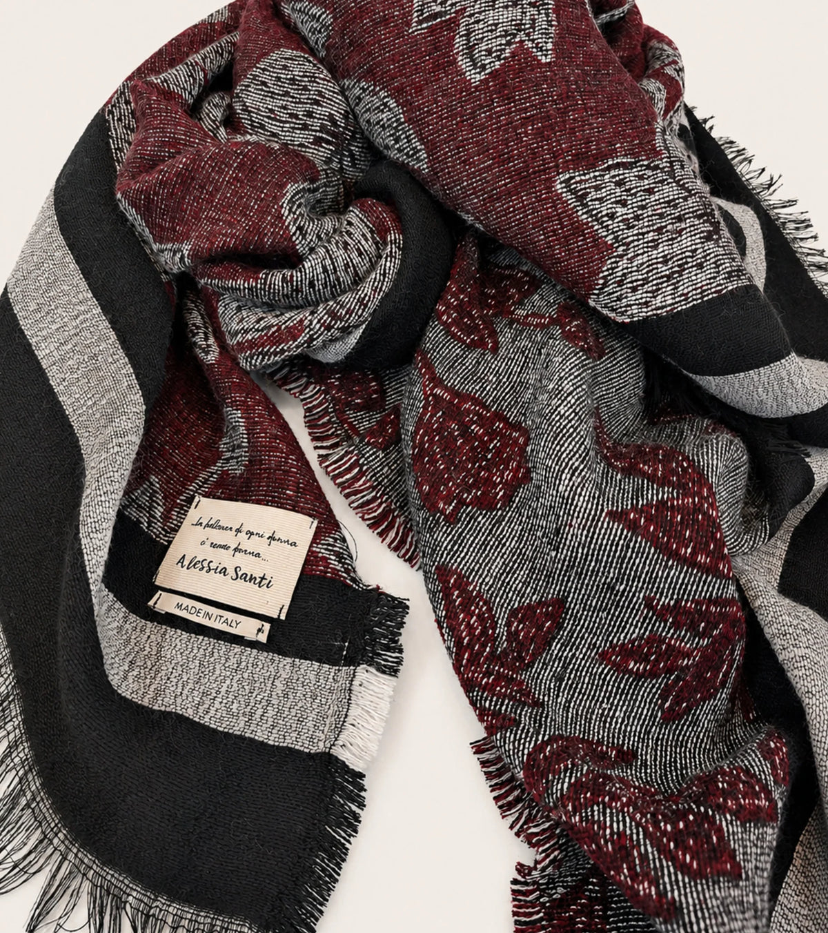 Sciarpa in filato jacquard - Alessia Santi