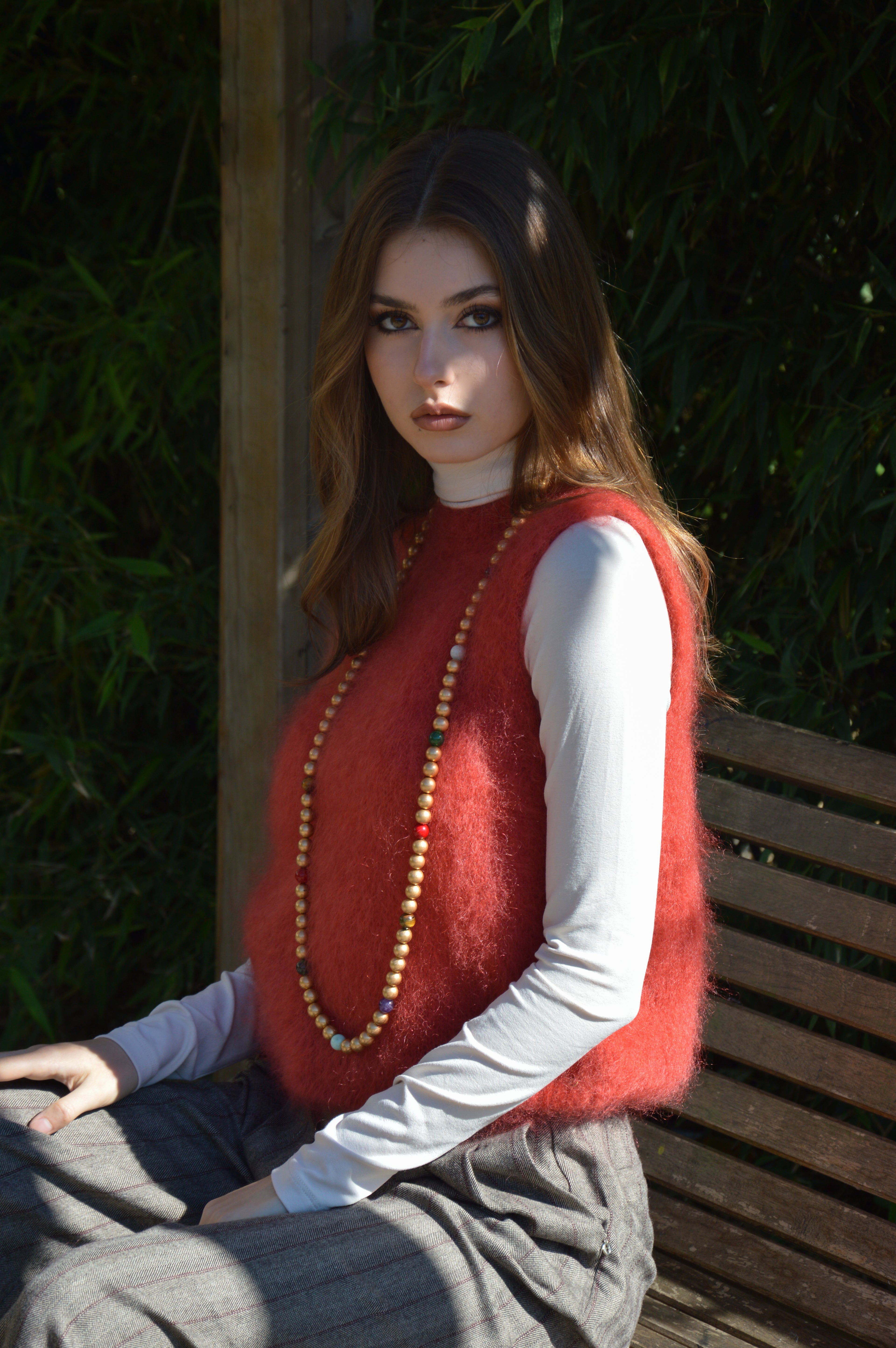 Gilet in lana mohair - Ottod'Ame