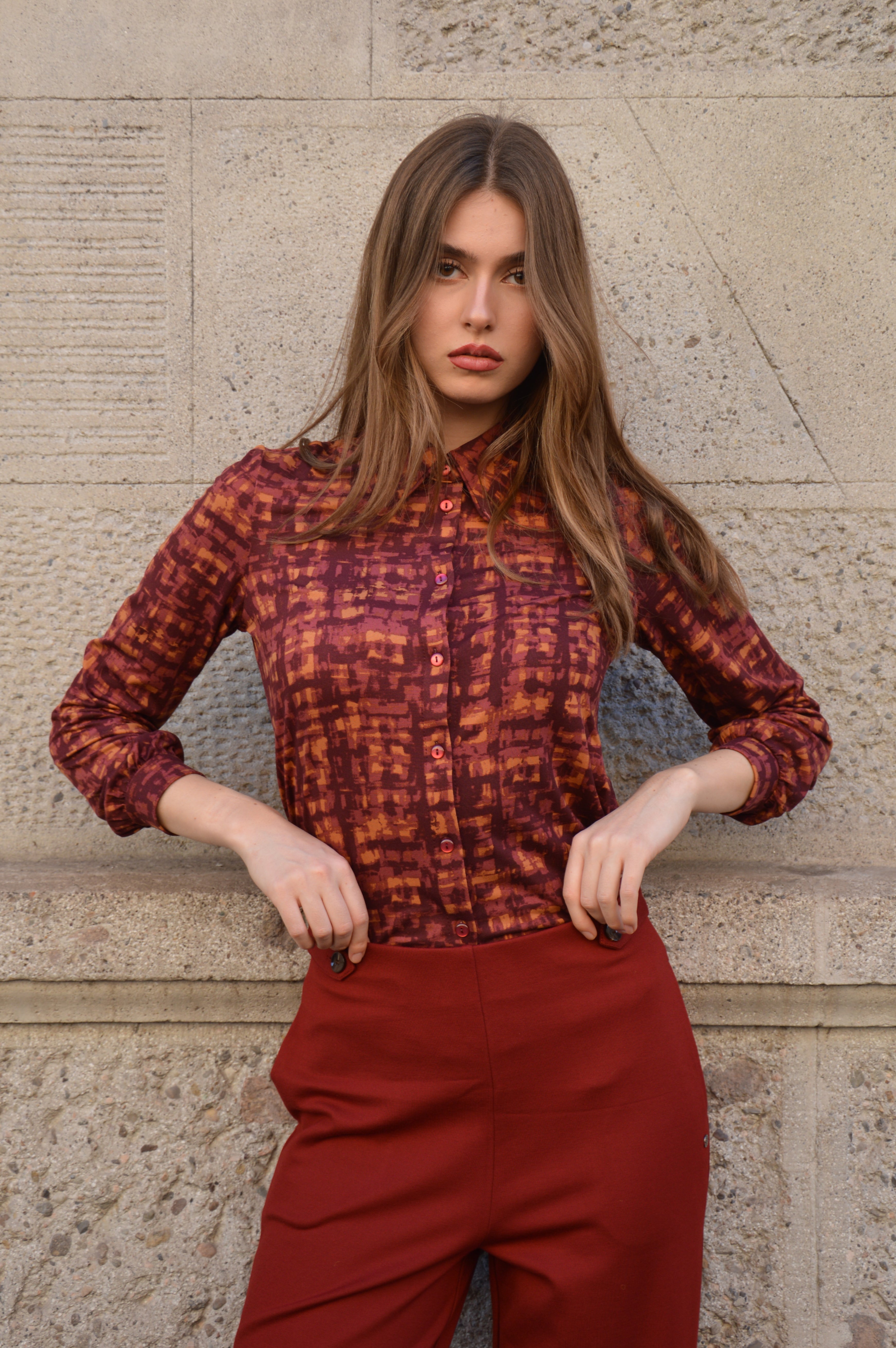 Camicia granate - Surkana
