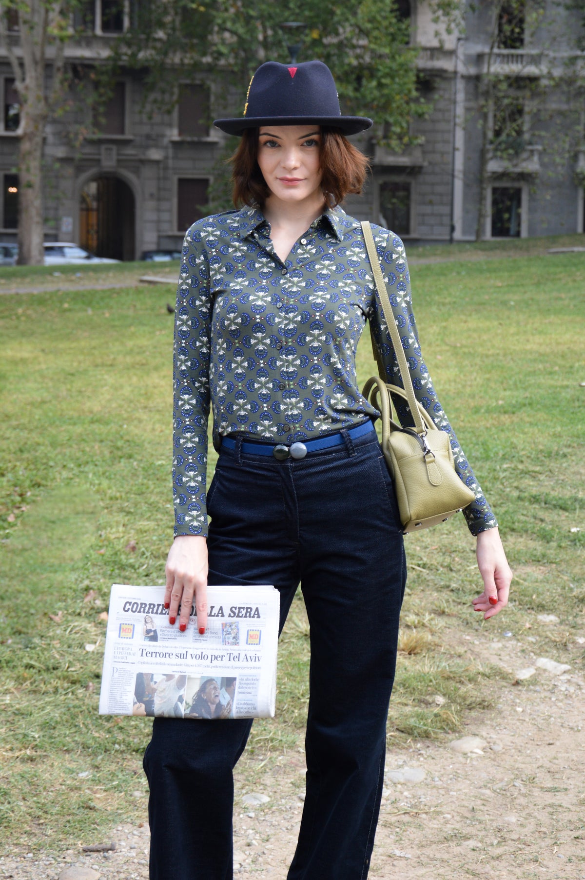 Camicia a maniche lunghe stampata - Surkana