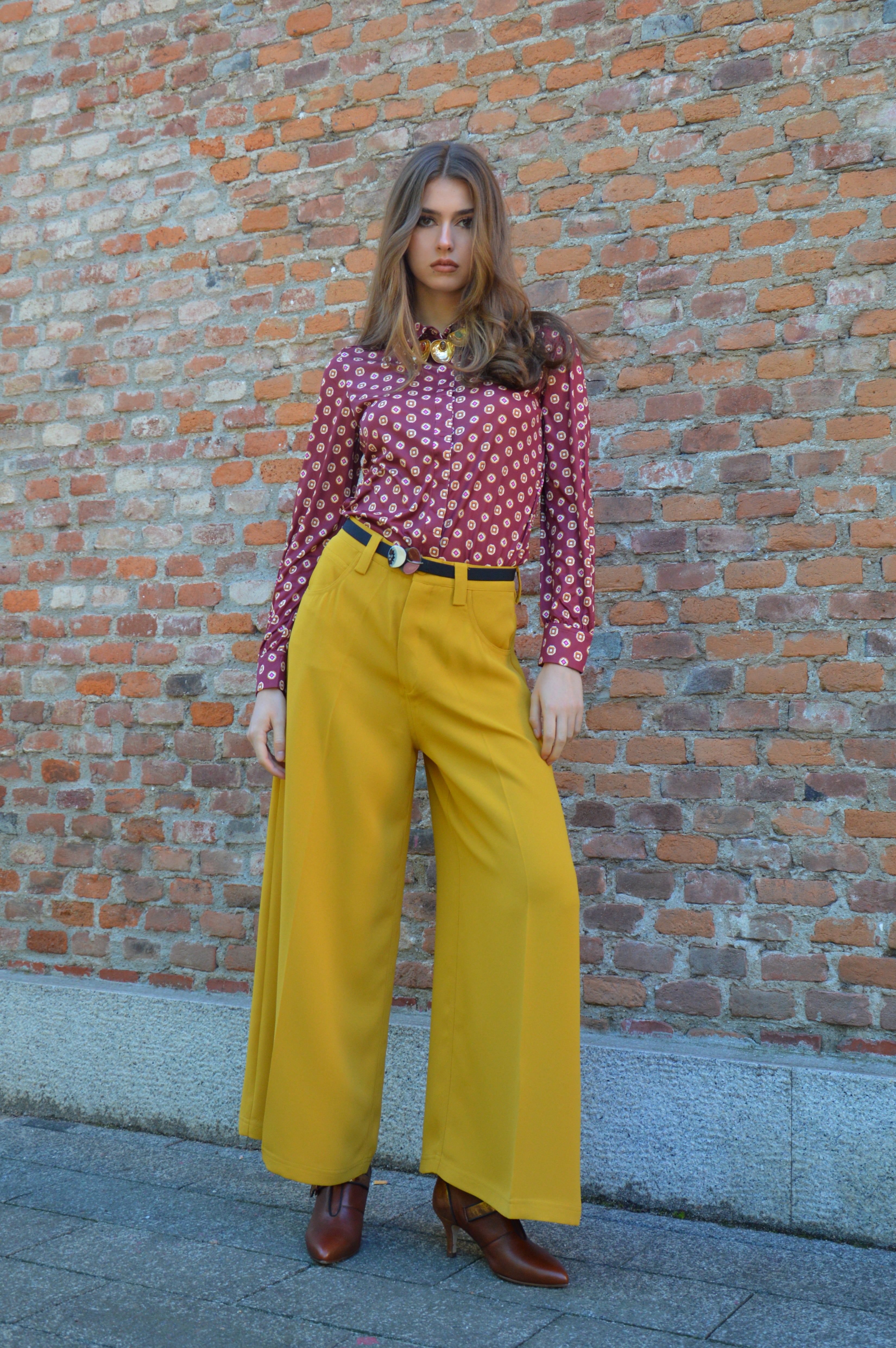 Pantalone sablé crepe - Maliparmi