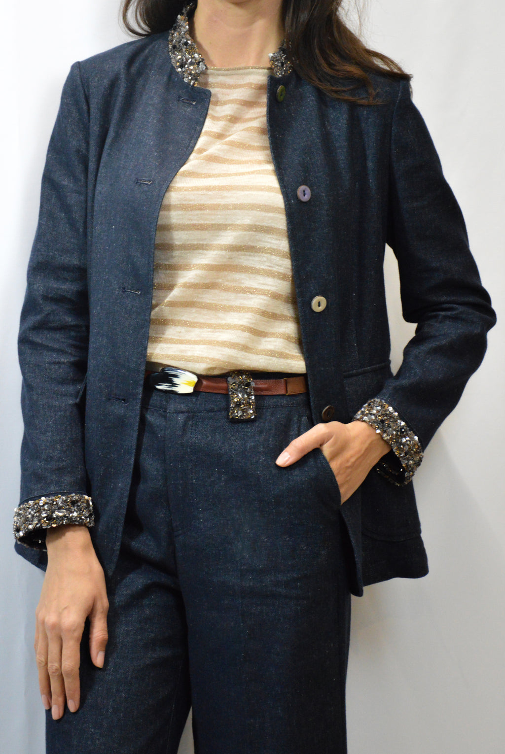 Giacca spring denim - Maliparmi