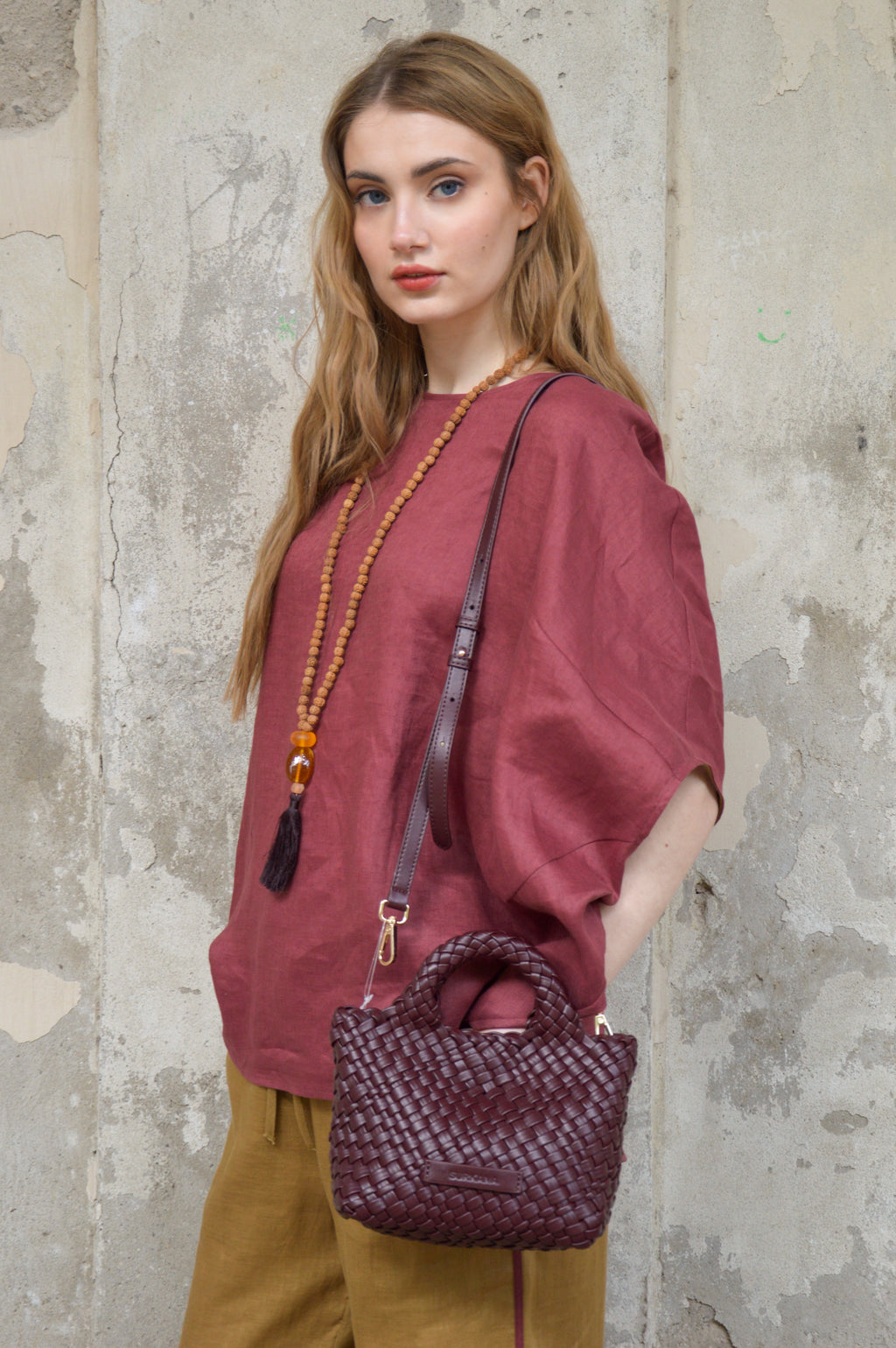 Mini borsa intrecciata - Surkana
