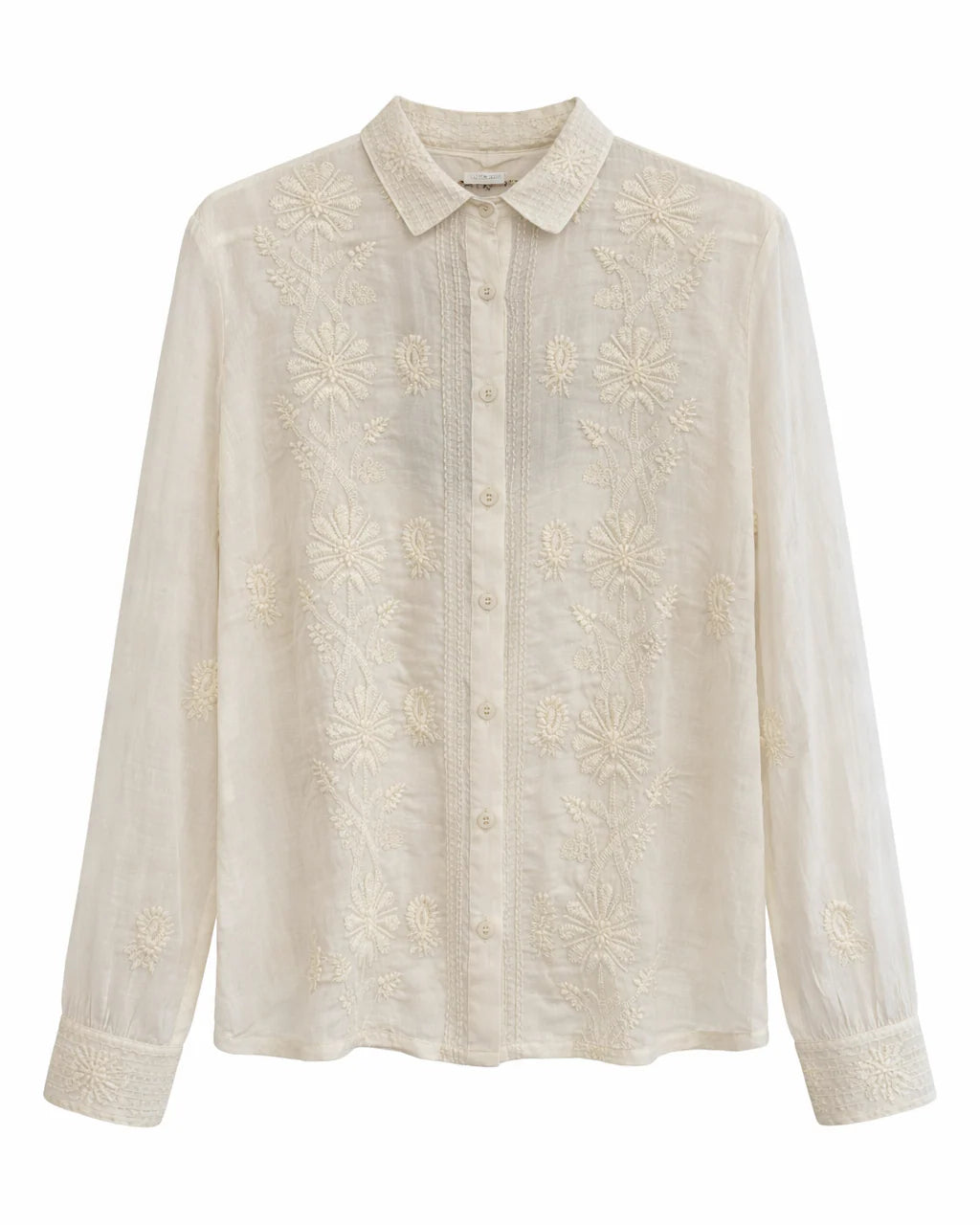 Camicia ricamo - Pahiesa Formentera