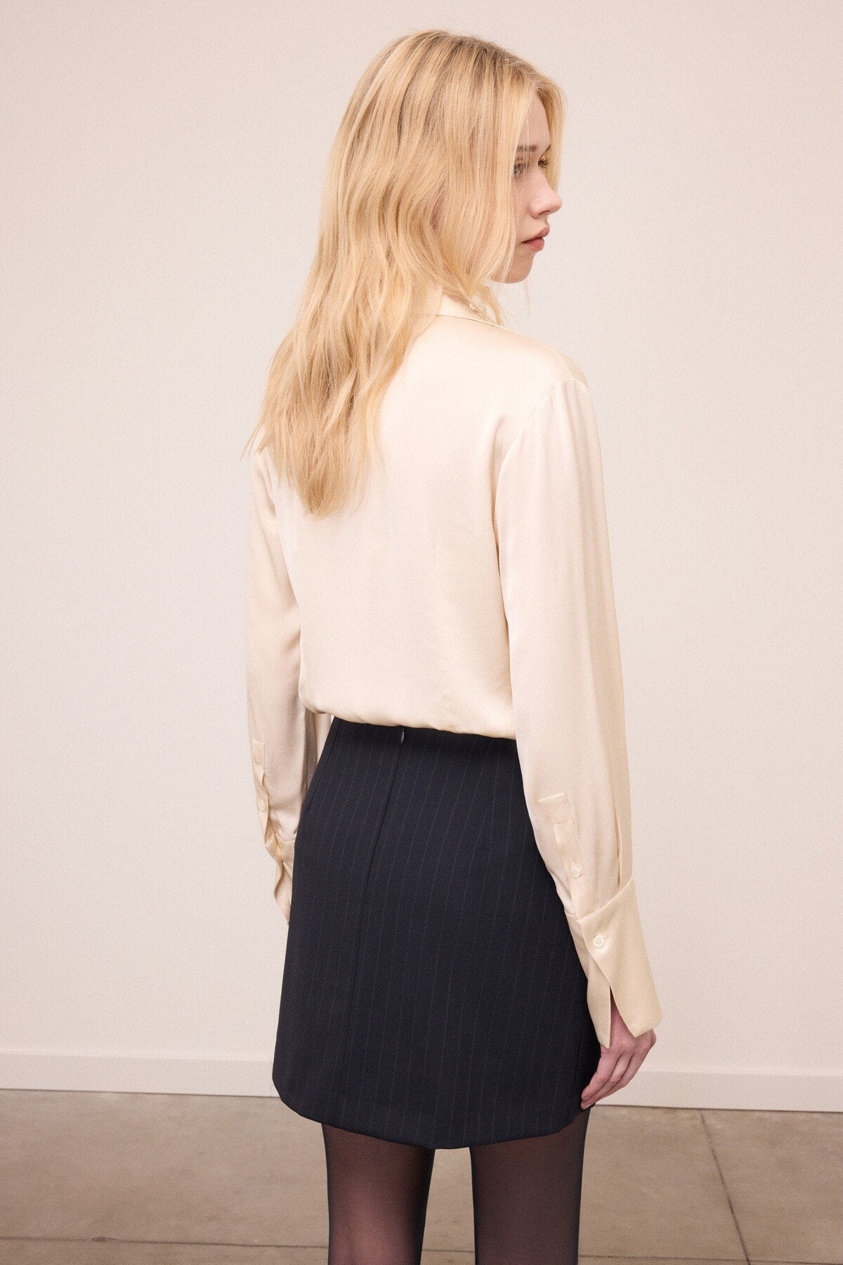 Camicia fluida con collo rever -   Ottod'Ame