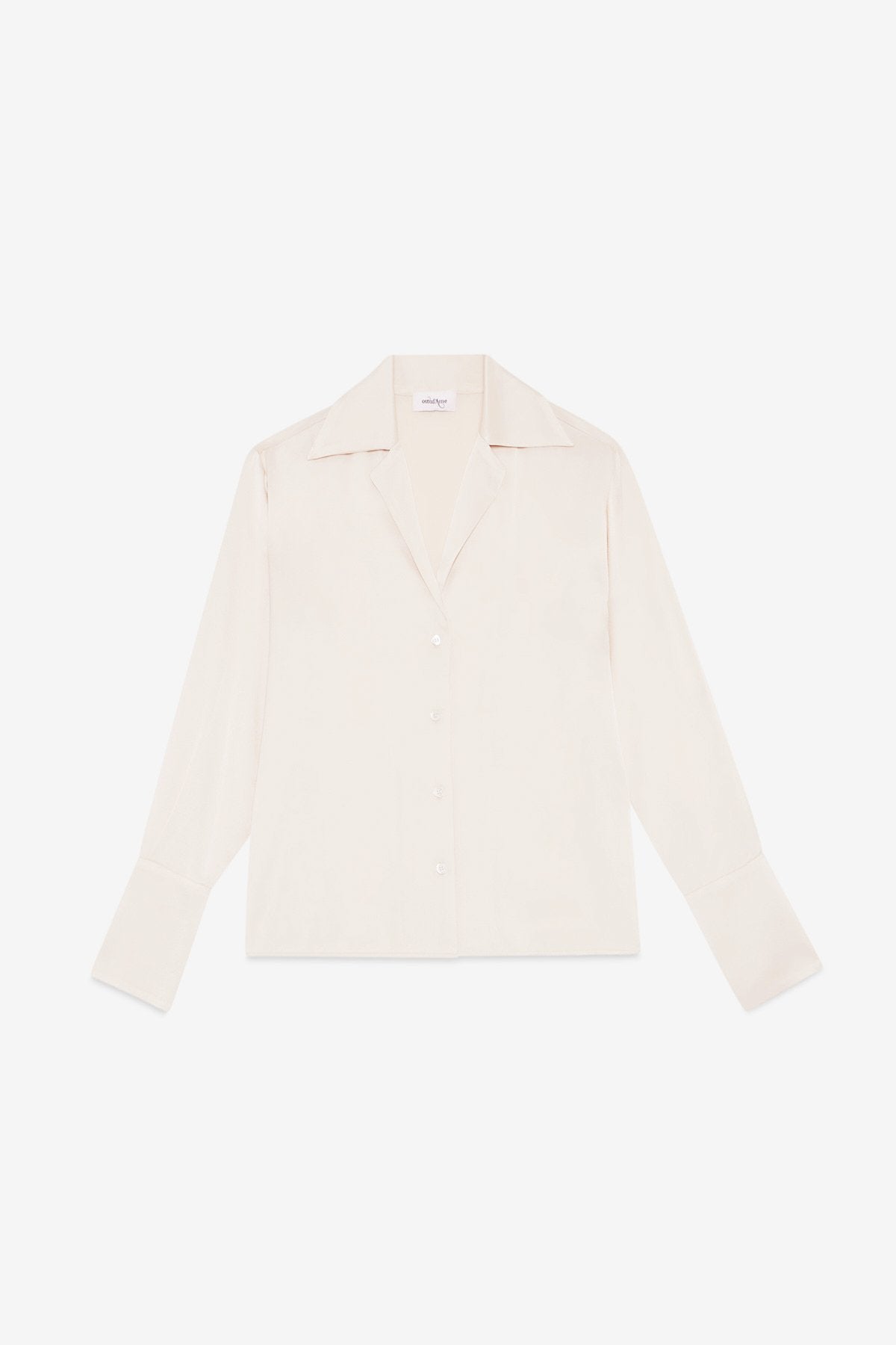 Camicia fluida con collo rever -   Ottod'Ame