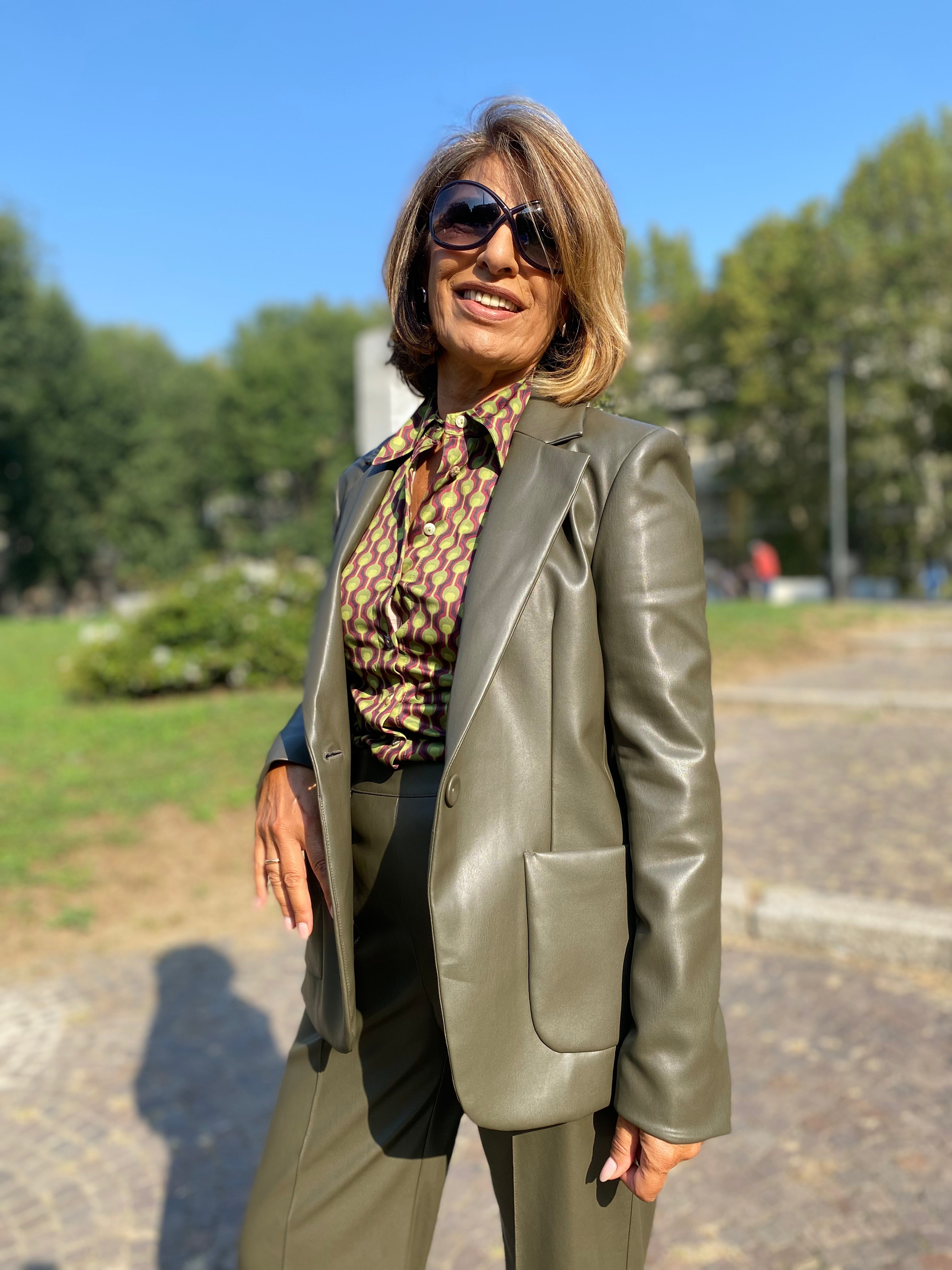 Giacca leather - Maliparmi
