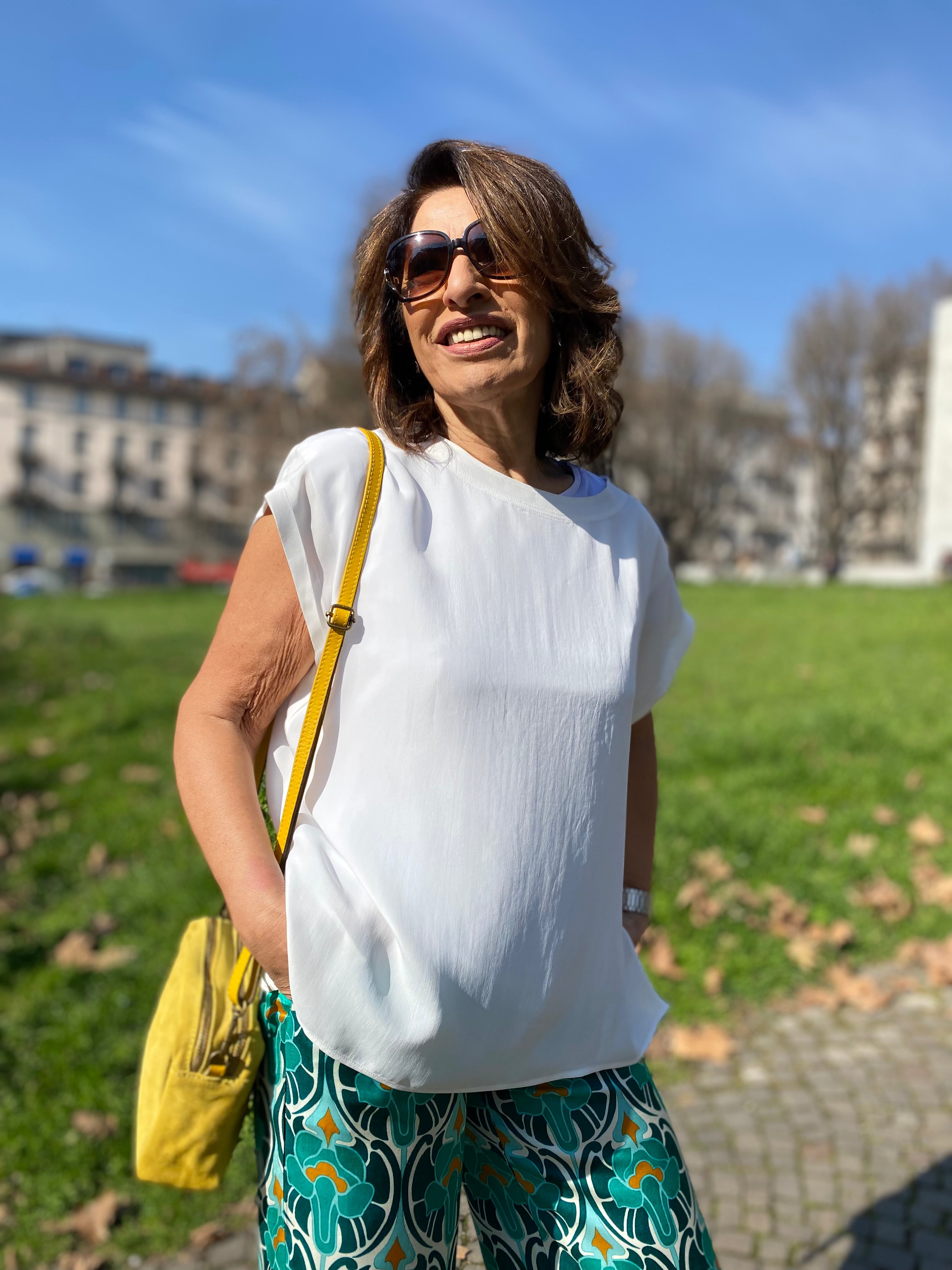 Camicia coloured fluid crep - Maliparmi