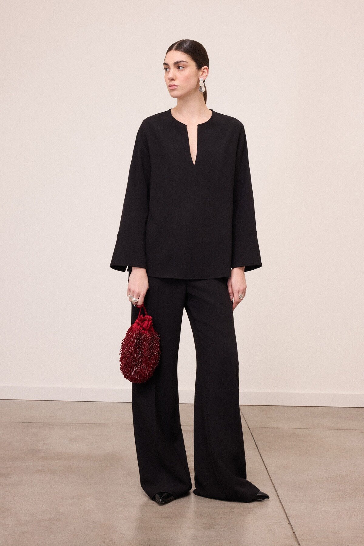 Blusa over con spacchi - Ottod'Ame