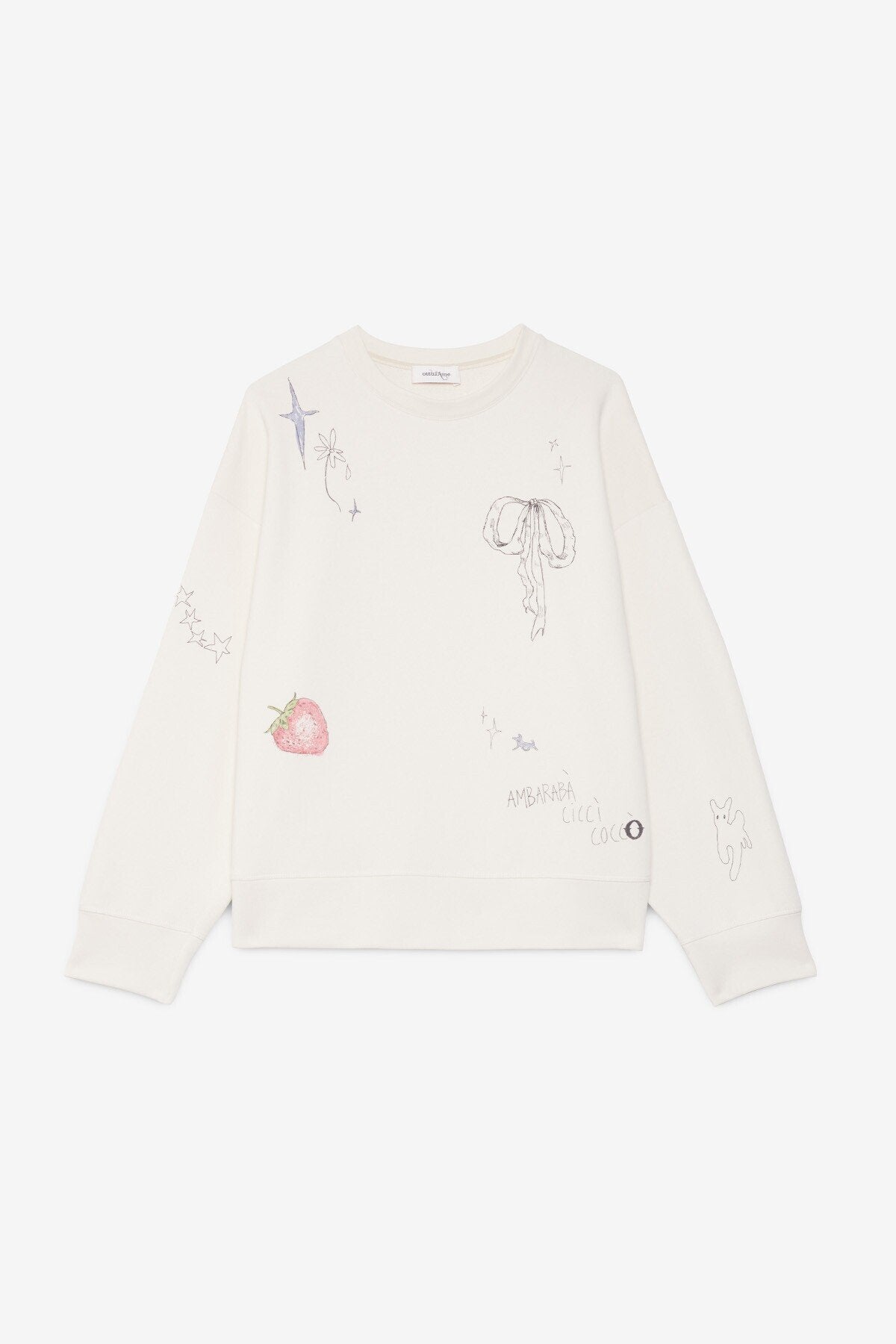 Felpa con stampa - Ottod'Ame