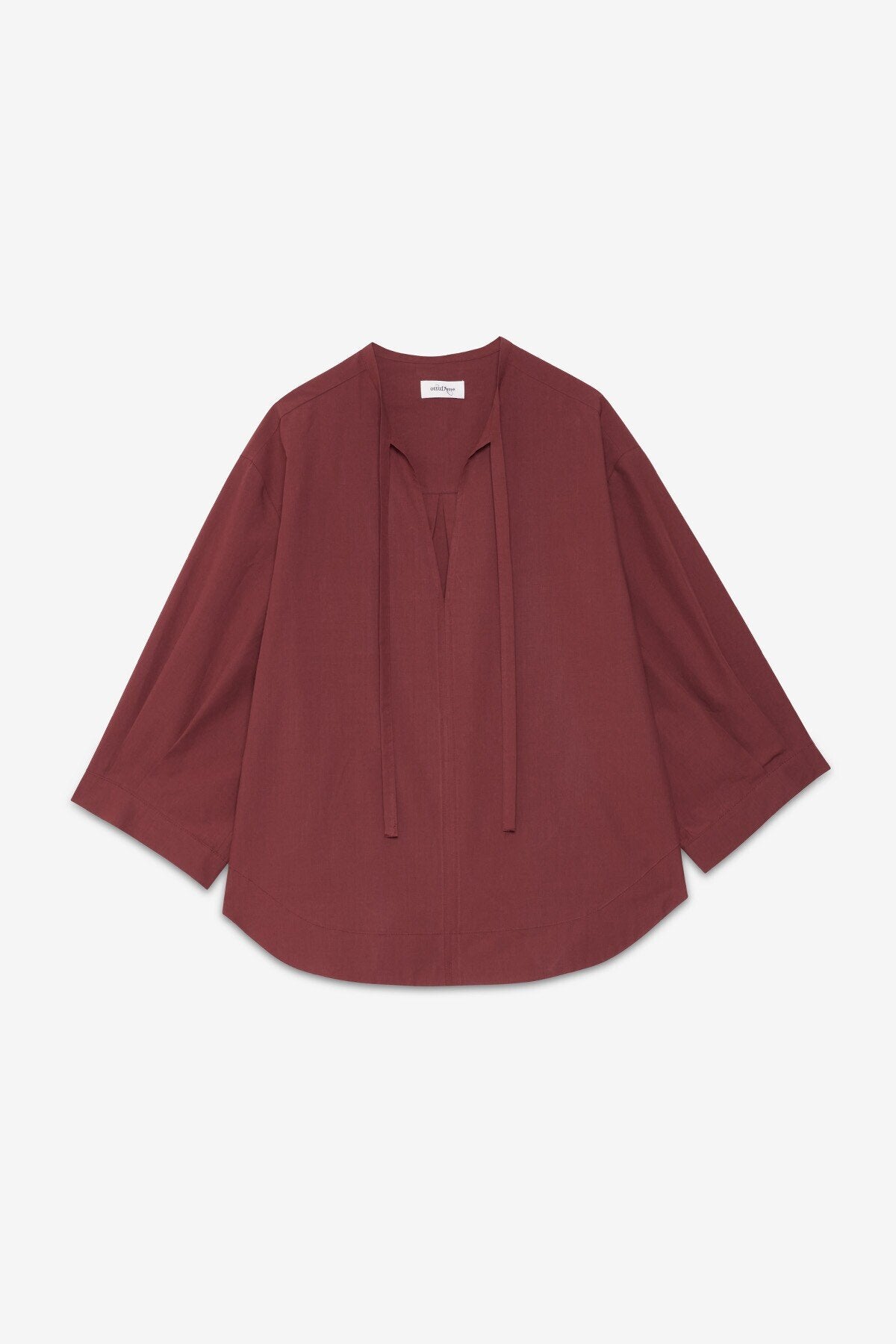 Blusa con fiocco al collo - Ottod'Ame